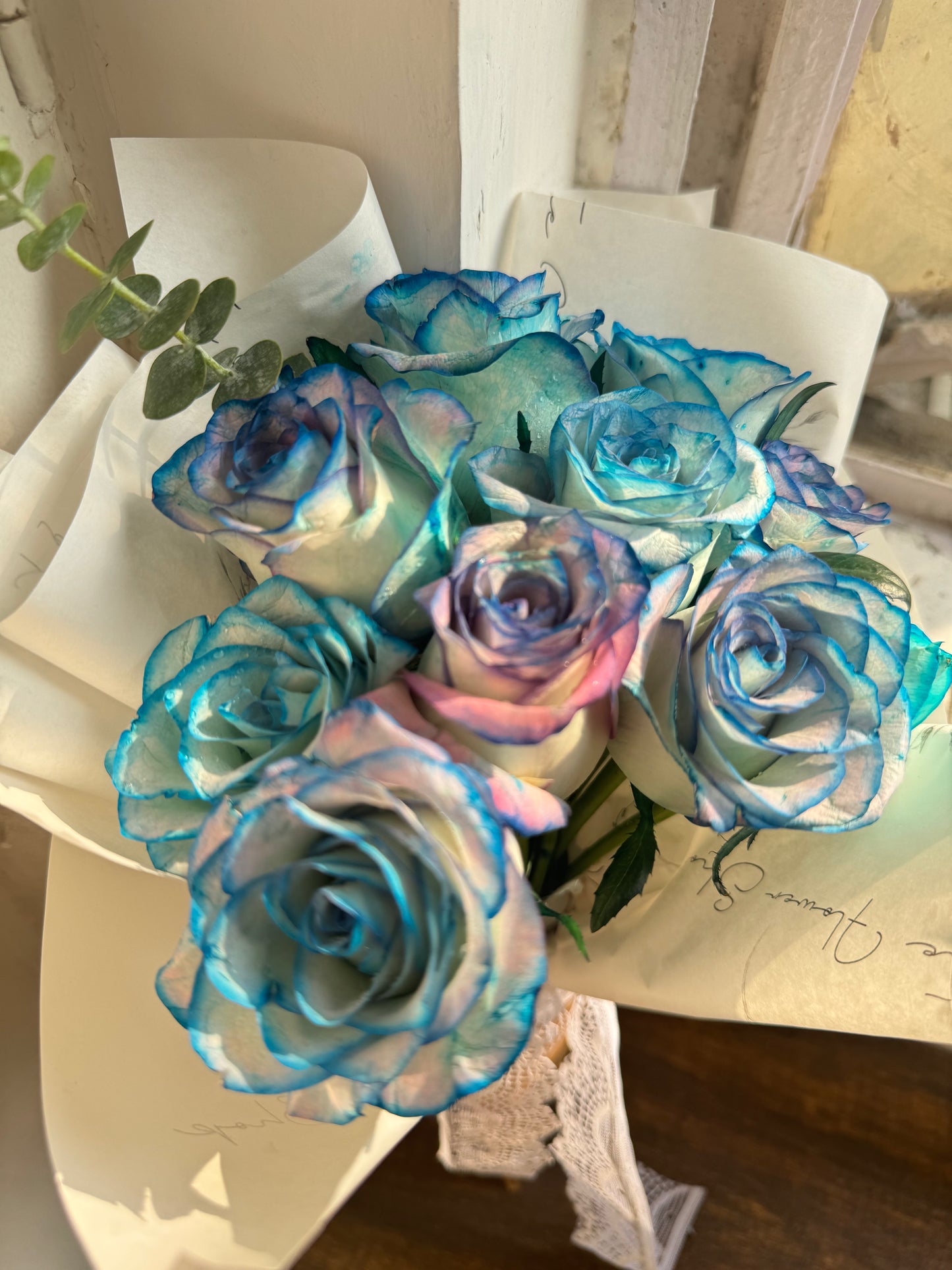 Purple Blue Roses