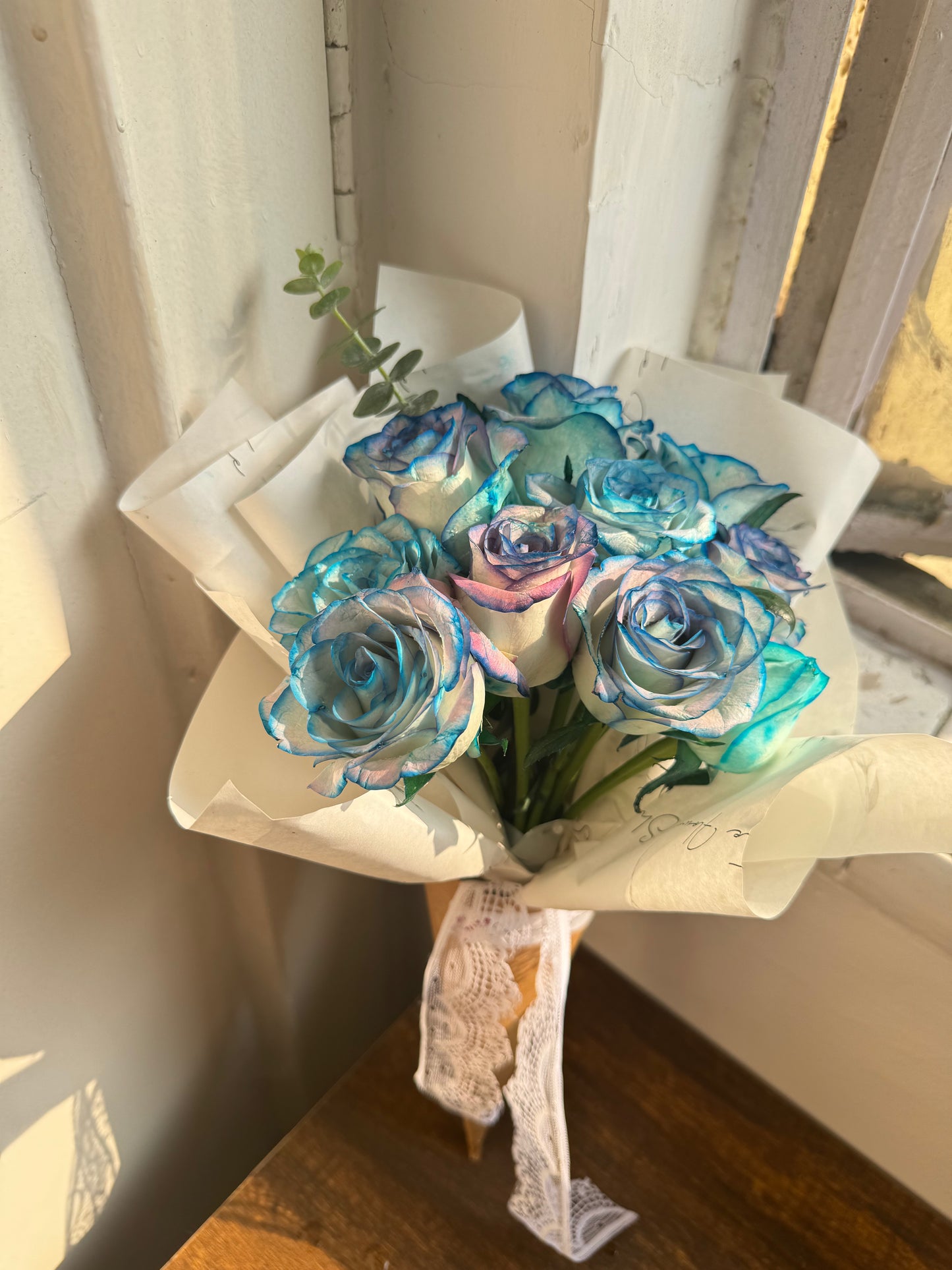 Purple Blue Roses