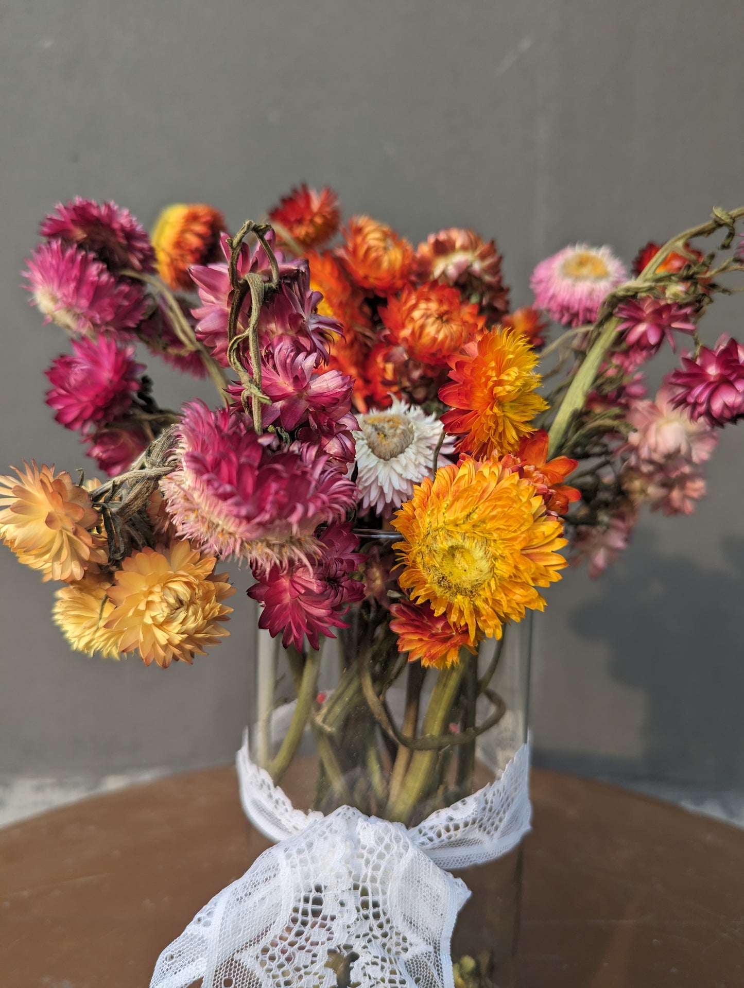 Timeless Paper Daisy with Vase