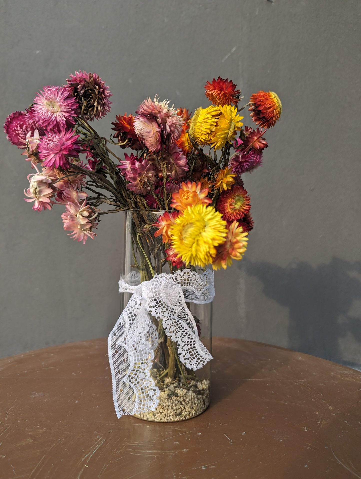 Timeless Paper Daisy with Vase