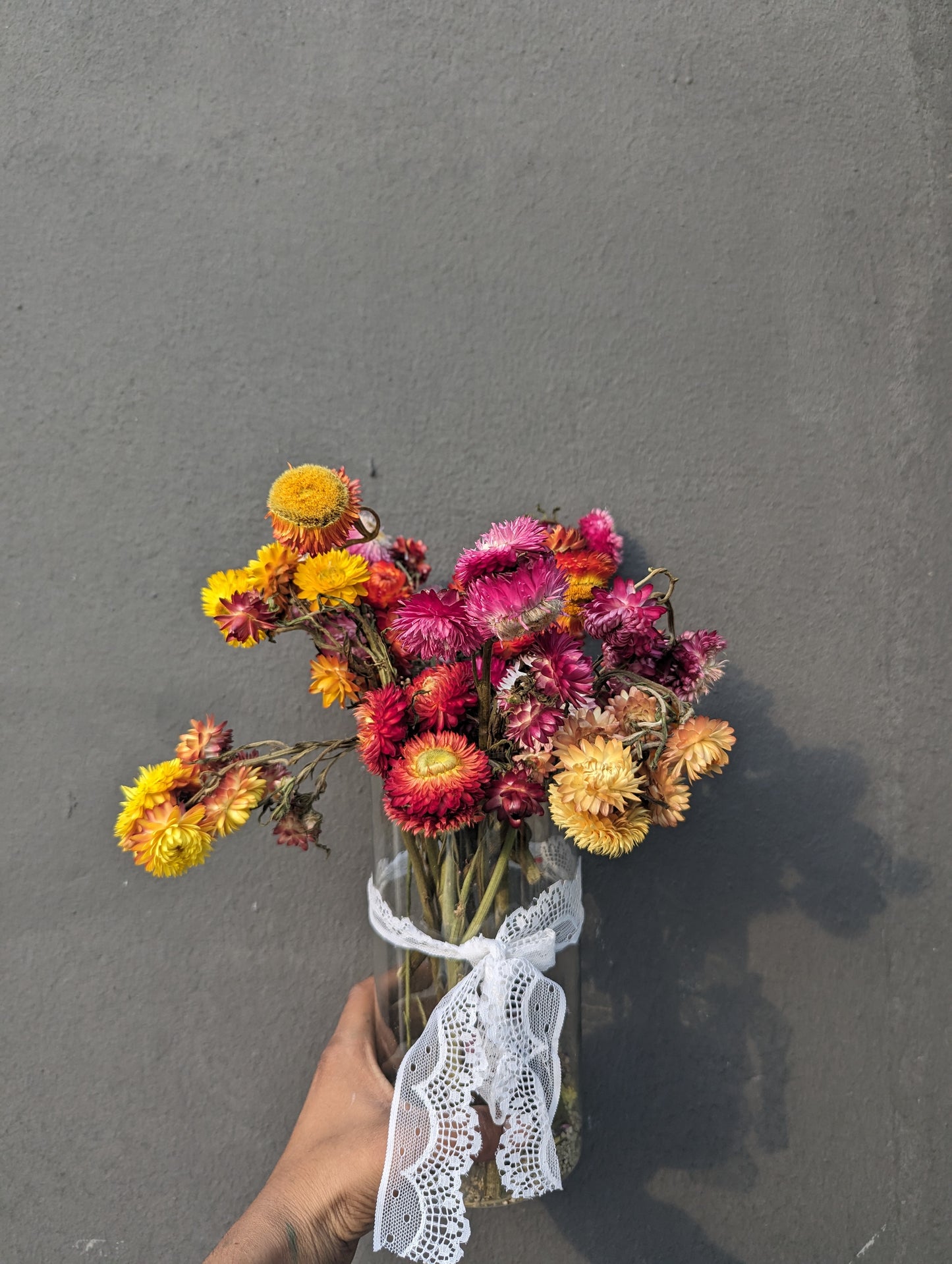 Timeless Paper Daisy with Vase