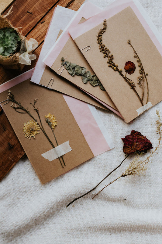 Assorted Dried Flower Postcard