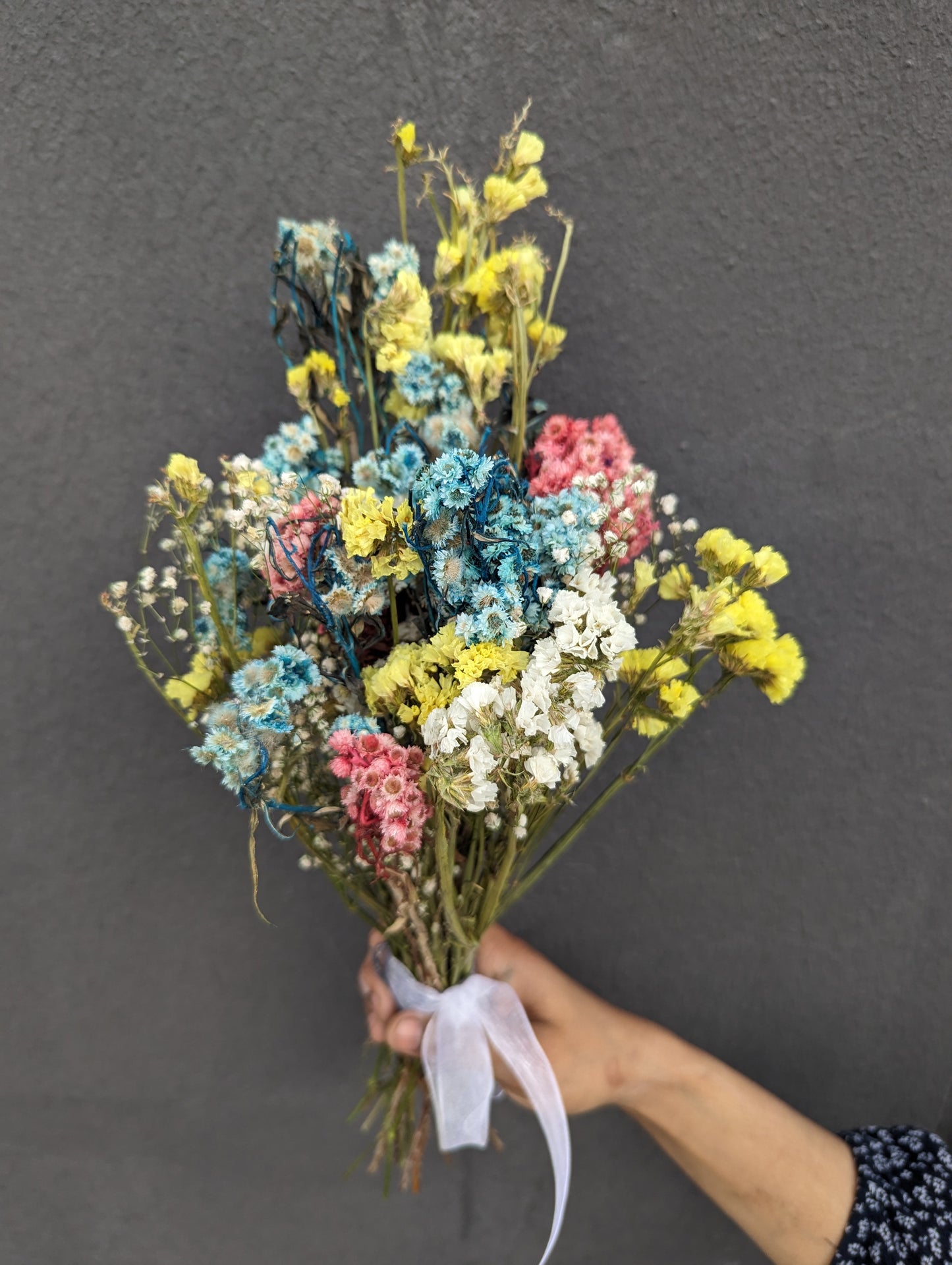 Timeless Dried Statice & Daisy