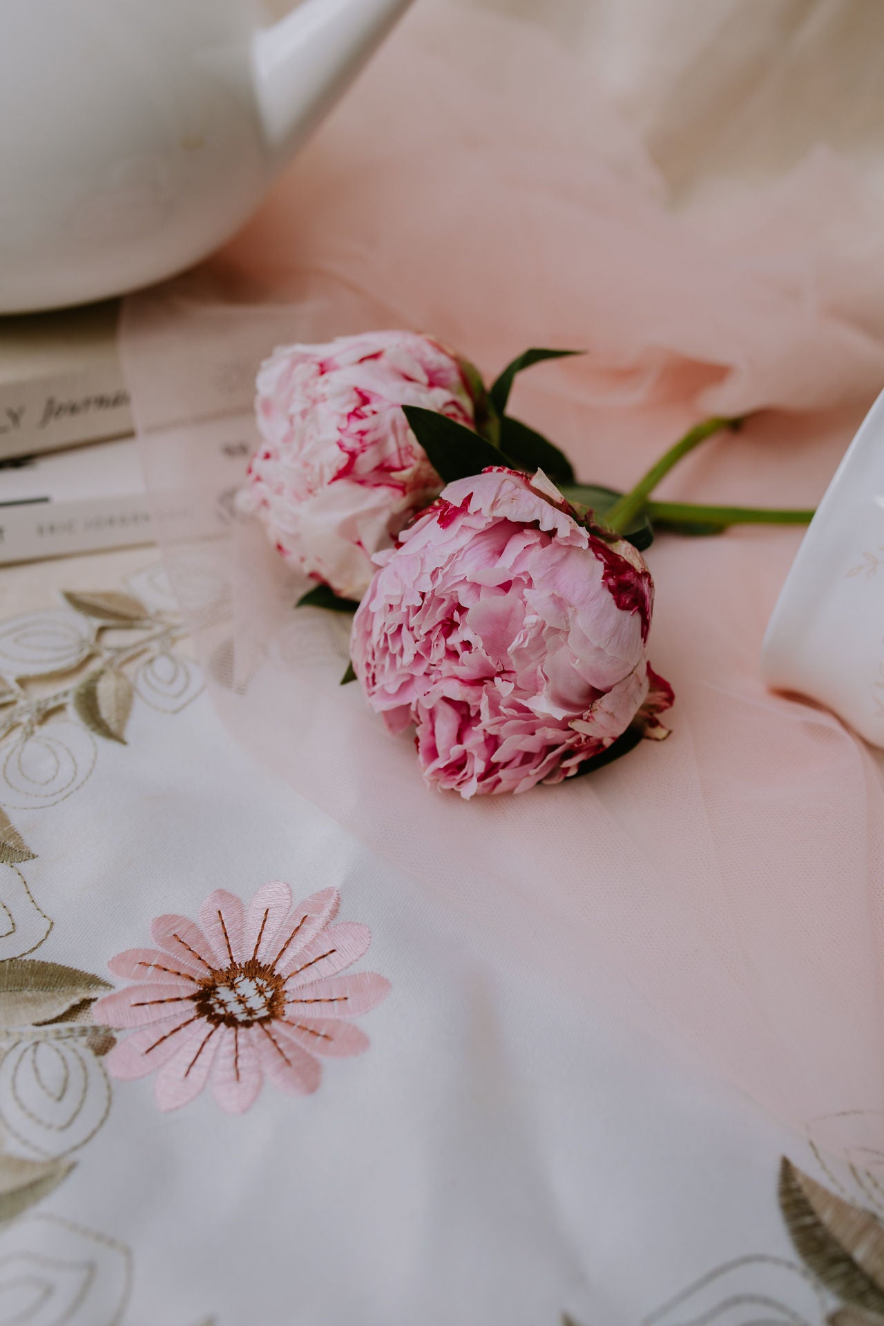 A Bunch of Five Peonies