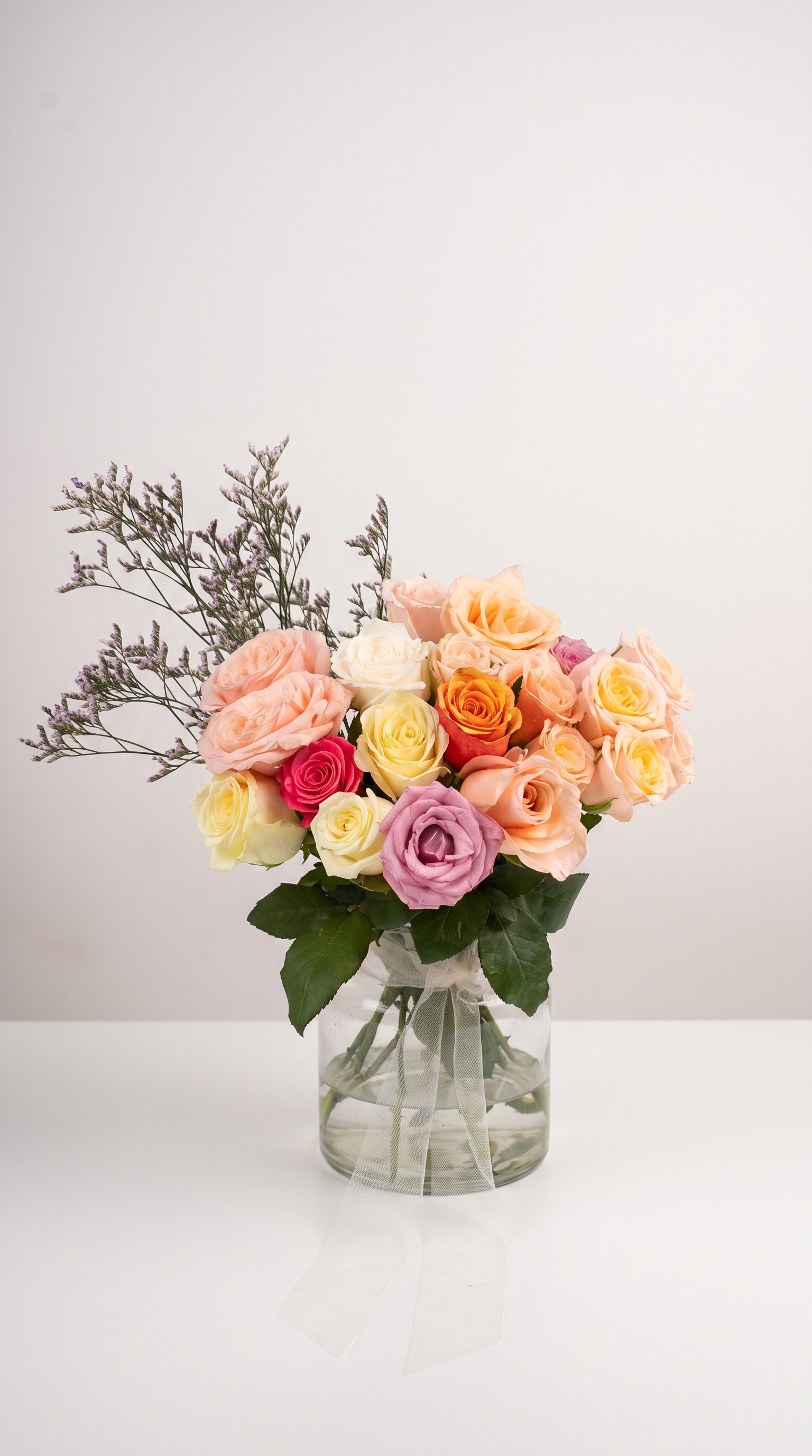 Blush & Bloom Rose Jar Bouquet