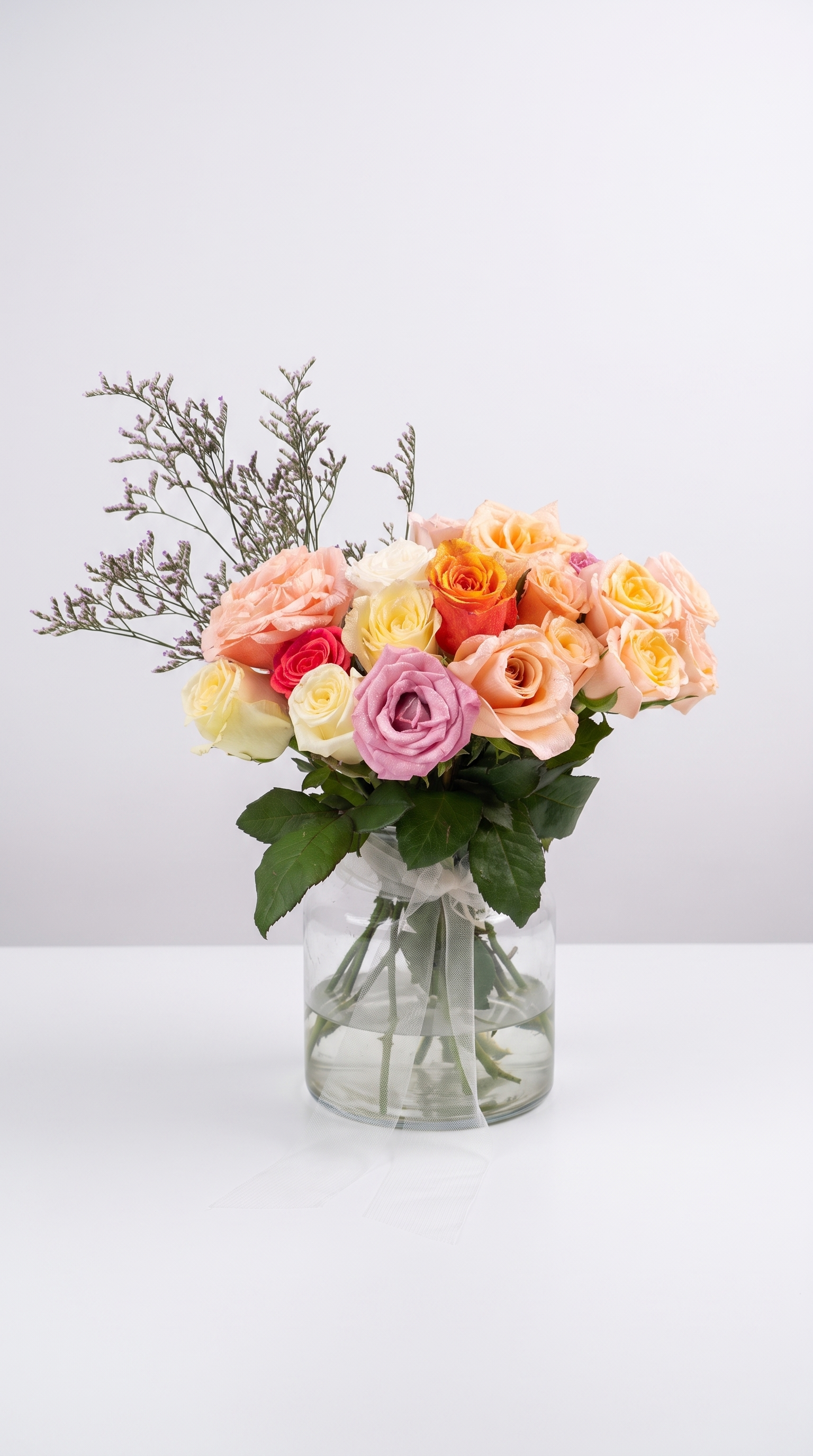 Blush & Bloom Rose Jar Bouquet