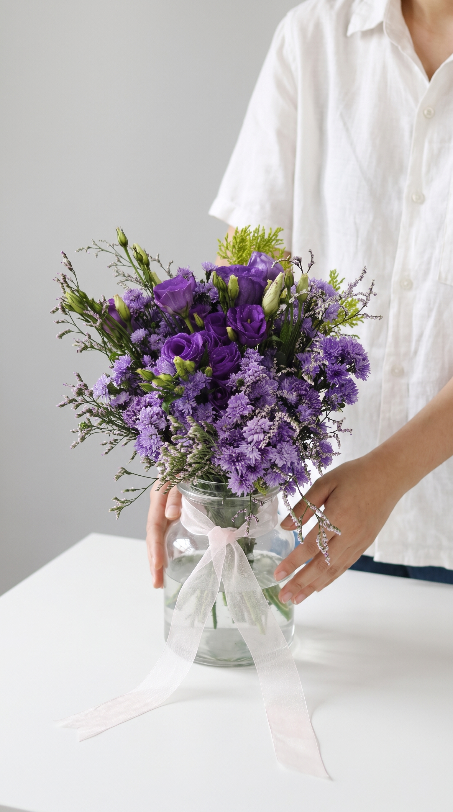 Purple Haze Jar Bouquet