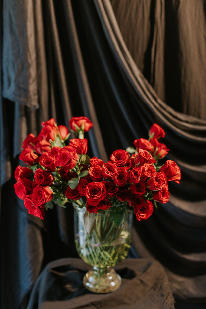 The Forever Red Roses Jar