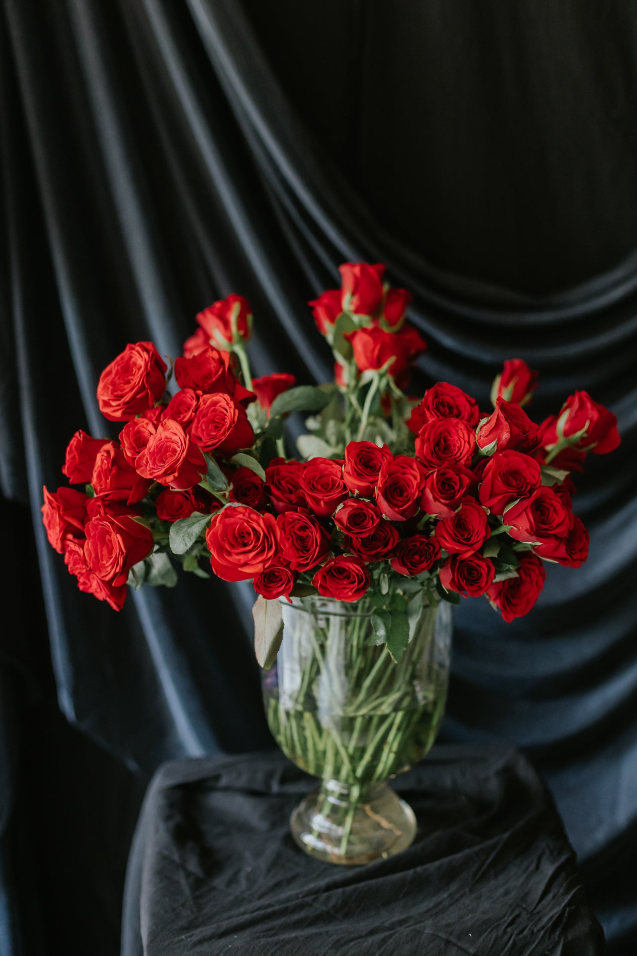 The Forever Red Roses Jar