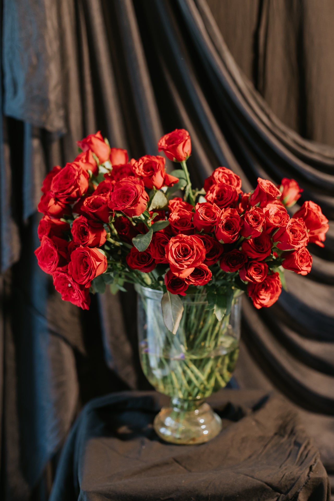 The Forever Red Roses Jar