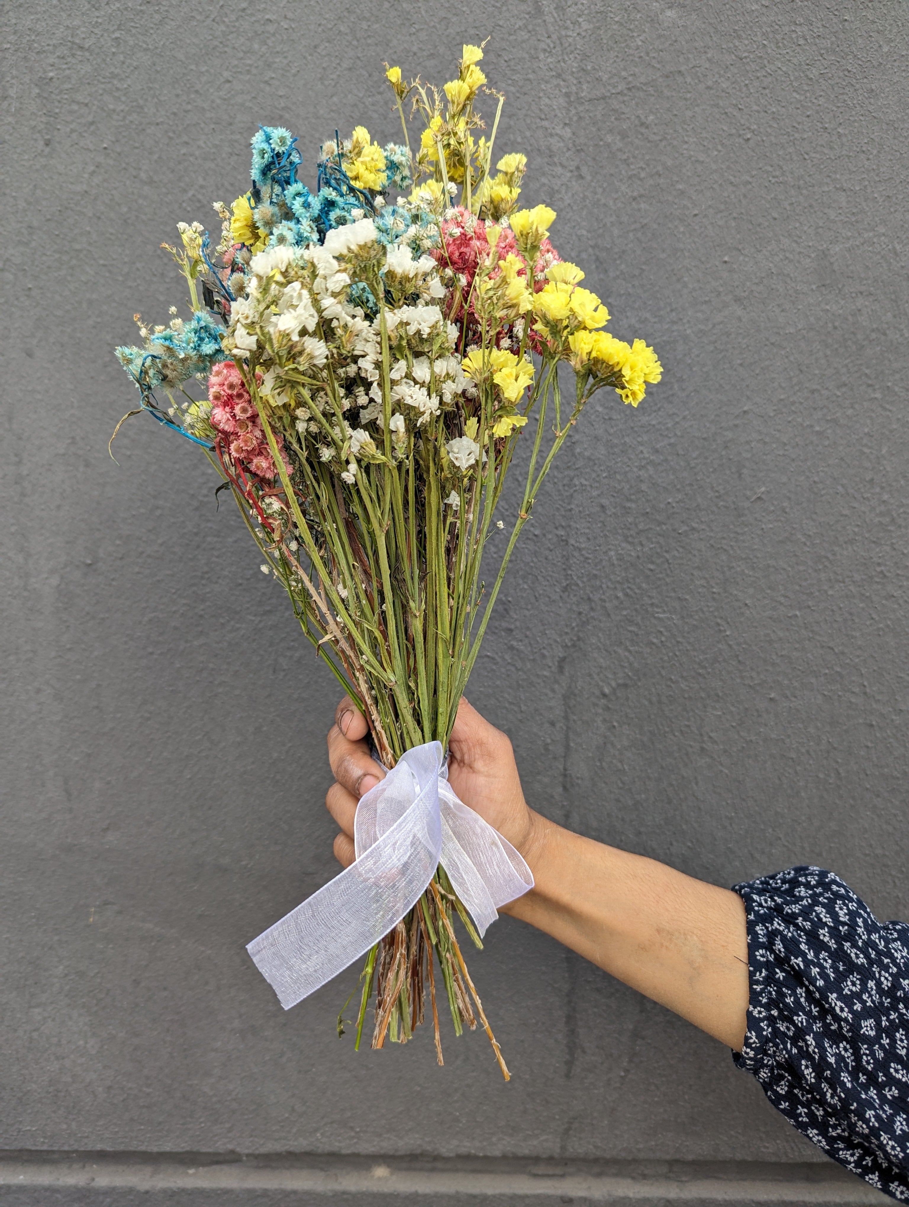 Timeless Dried Statice & Daisy