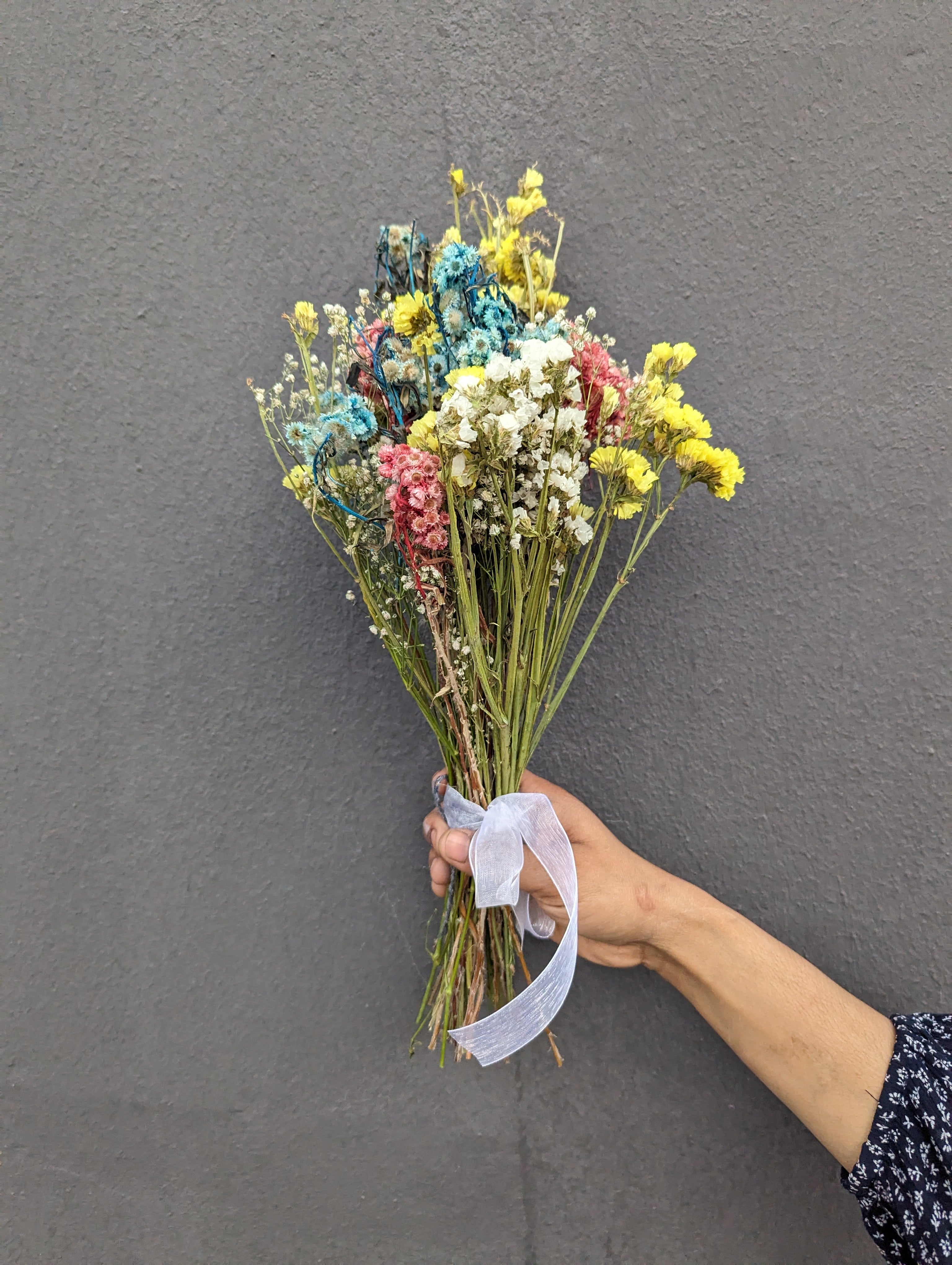 Timeless Dried Statice & Daisy