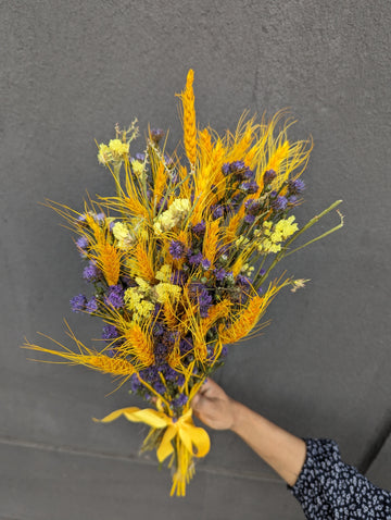 Mystic Meadow: Dried Aster & Wheatgrass