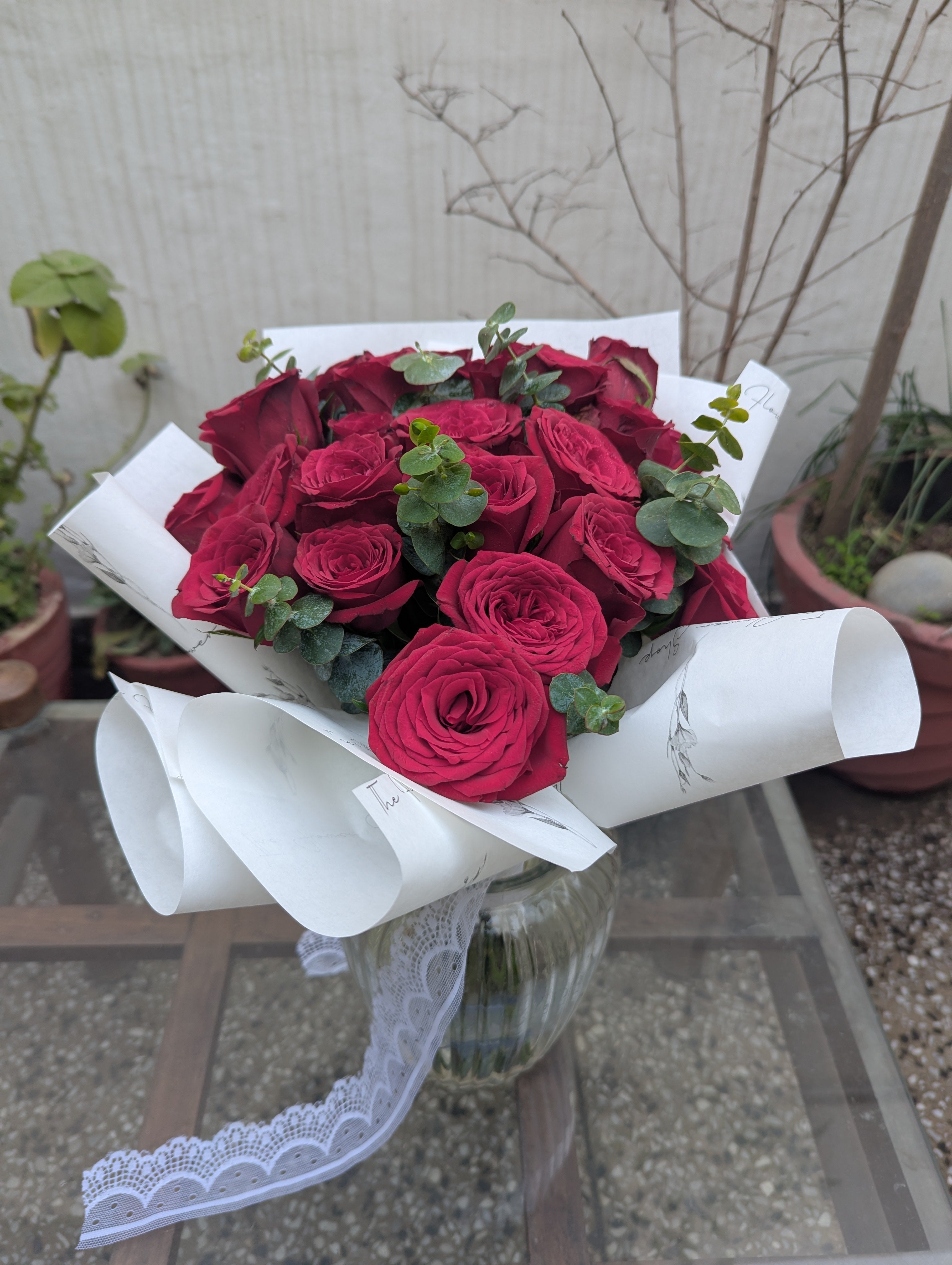 A Classic Rose Bunch