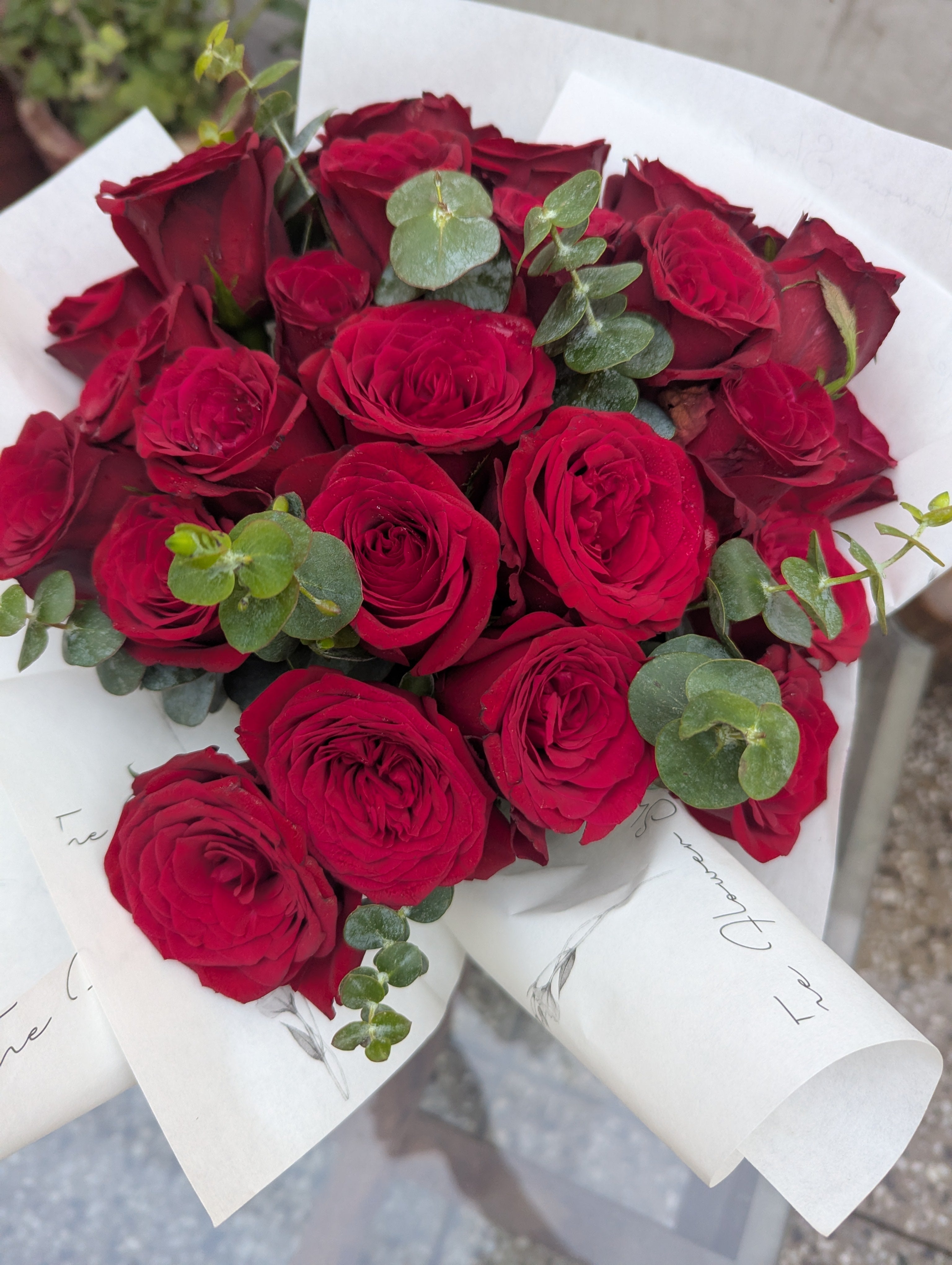 A Classic Rose Bunch