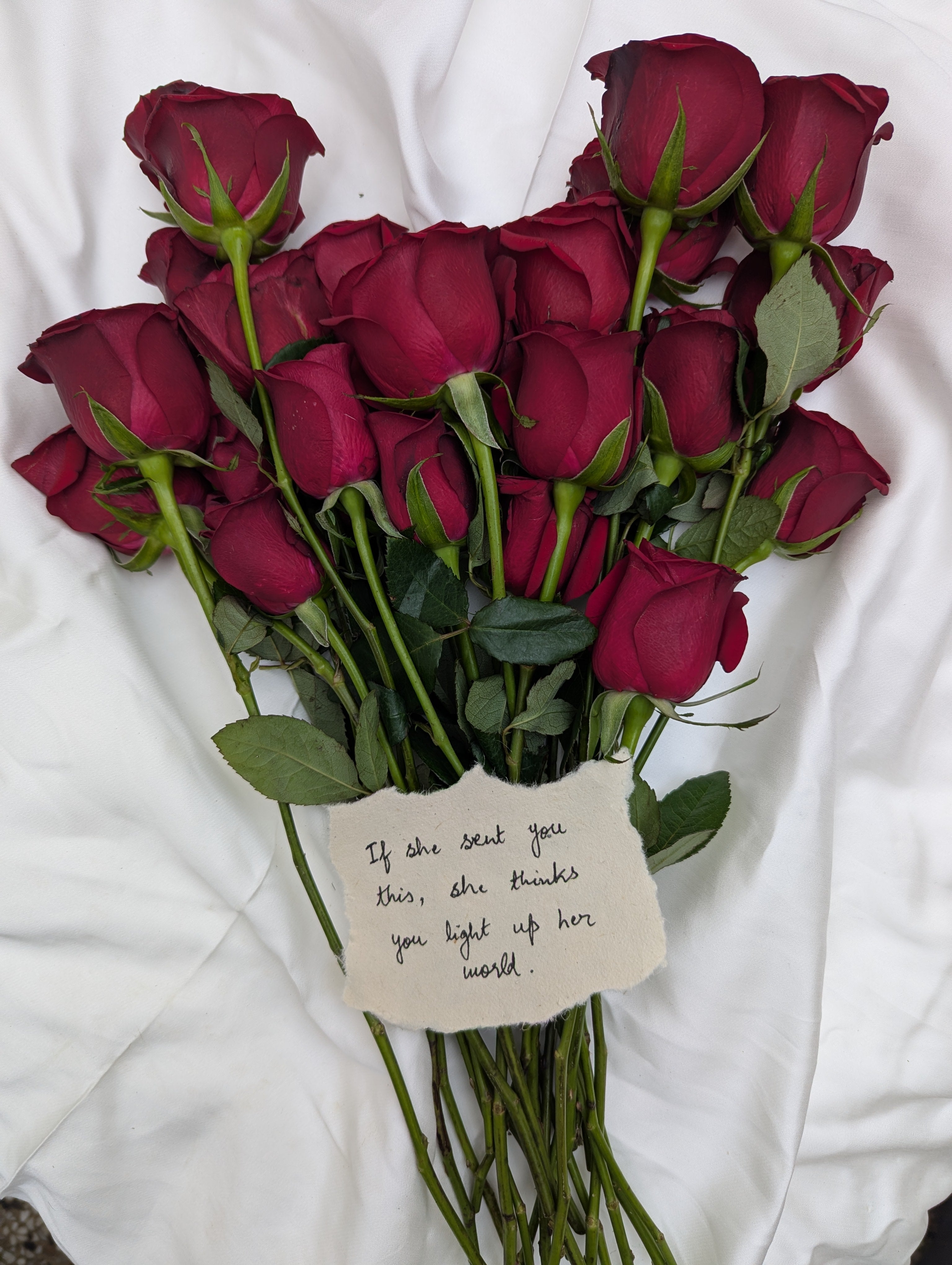 A Classic Rose Bunch