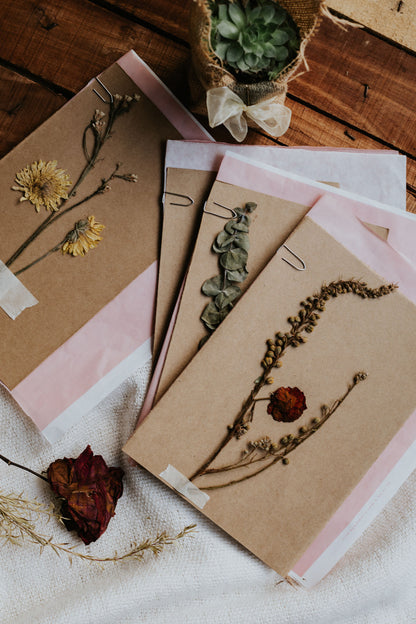 Assorted Dried Flower Postcard
