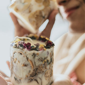 Real Dried Flower Scented Candle